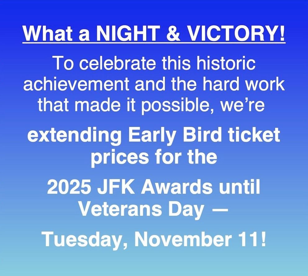 OfficialRCDP's tweet image. 🎟️ Get your Early Bird tickets today:
👉 secure.actblue.com/donate/2025JFK

💙 Together, we’ve proven what’s possible. Now let’s finish the job — because we will fight together, and we will win in 2026.