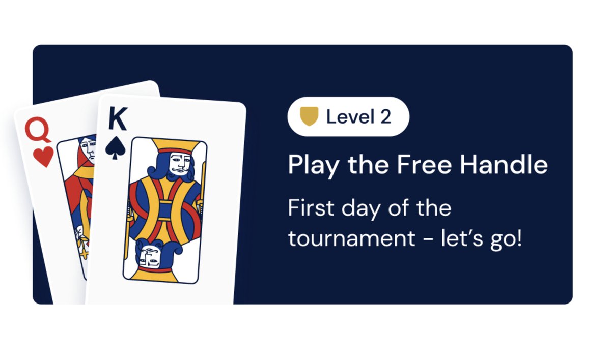 Handle128's tweet image. Can you conquer ALL levels? 🏔️ Each weekly tournament tests your skills across increasing difficulty bit.ly/4atQhuK 
 
#Bridge #OnlineGame #OnlineGaming #CardGame #CardGames #Gamer