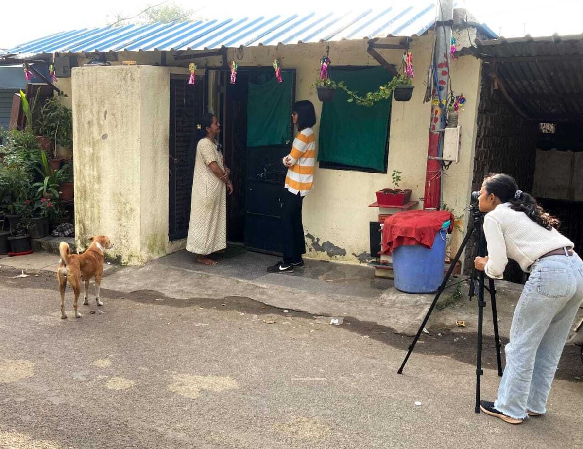 MEERsrm's tweet photo. Our India team was out filming today — visiting residents in our MEER trial areas to learn how the reflective sheets are performing. Field insights like these guide our next design improvements and deepen community collaboration.
#Climatechange #Communityinteraction
#India #heat https://t.co/LzLkhXzfOd