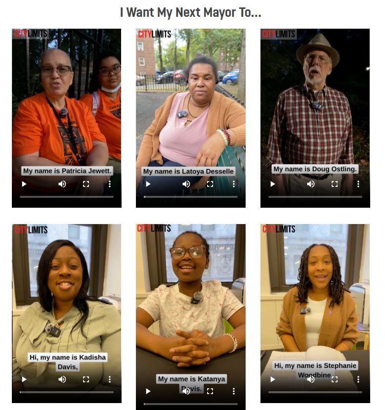 patrickspauster's tweet photo. Earnest post: very proud of @citylimitsnews election coverage. Video, live coverage (w/data), practical guides, undercovered topics like NYCHA. We do a ton with a tiny staff!

+we put housing affordability at the center--just like voters!

Check us out! https://t.co/zJeVeAUkQE https://t.co/x470R6YTp9