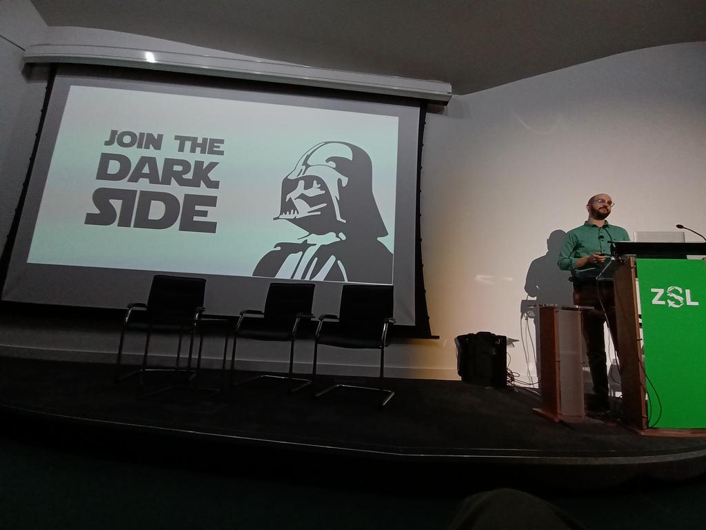 nigelrumble's tweet image. Last lecture of 2025 at @OfficialZSL
With a star lineup of scientist Dr Patricia Brekke, Dr Charley Yen and 
Dr Alex Cagan on the Genomic Research programmes they are individually working on.