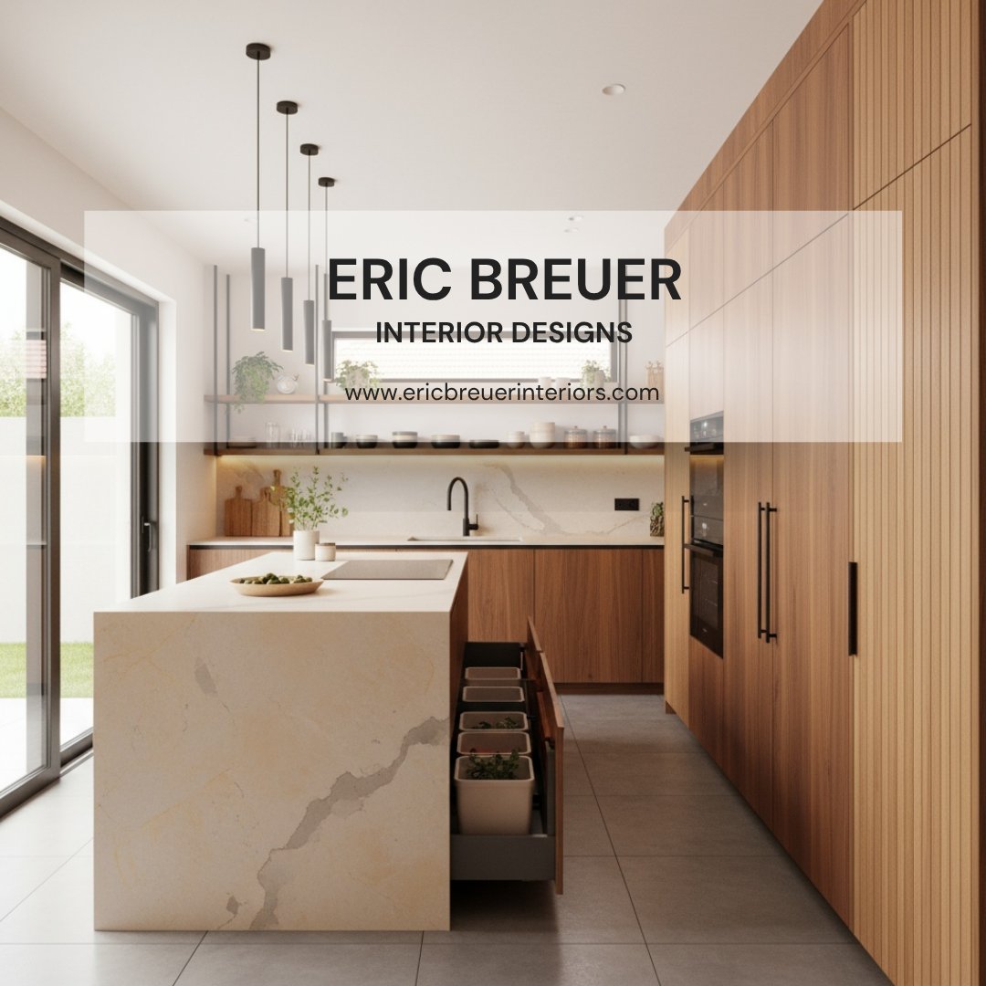 EBreuerDesigns's tweet image. Bring your kitchen to life with a design that combines beauty and practicality. From custom cabinetry to perfect lighting, every detail matters in creating a space you’ll love to cook and gather in. #KitchenInteriorDesign #HomeInspiration #ModernLiving