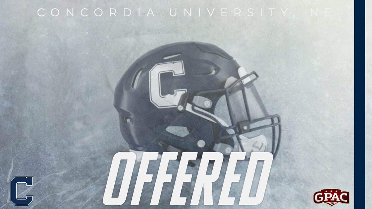 After a great conversation with <a href="/CoachCrume/">Kevin Crume</a> I am blessed to receive my first offer from Concordia University!! <a href="/CUNEFootball/">CUNE Football</a>