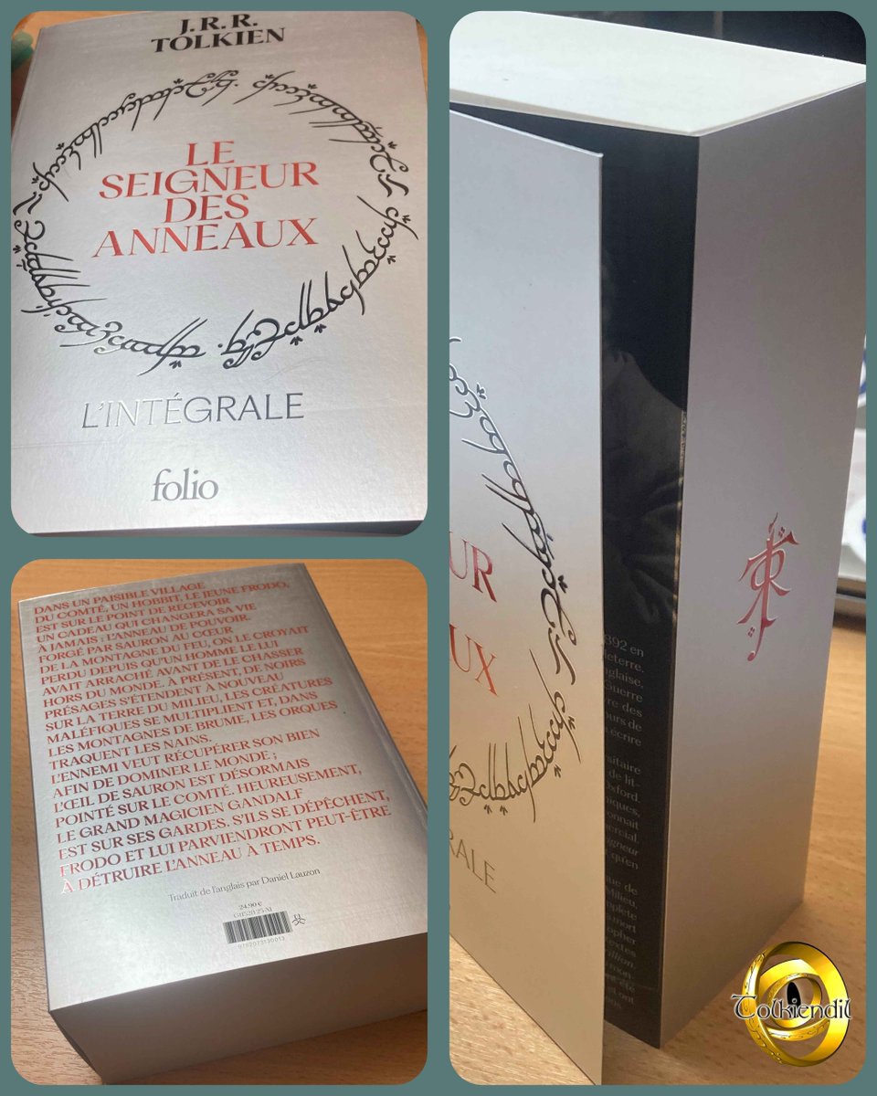 👀👀👀
Voici un petit aperçu de l'intégrale du Seigneur des Anneaux qui sort demain en poche aux #editionsfolio !
#Tolkien #SeigneurdesAnneaux