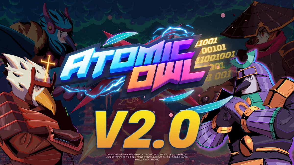 Atomic Owl V2.0 is here as a free update!

✓ NO ROGUELITE MODE. Play the game as if it were a normal sidescroller!
✓ Better UX for background/foreground + NPC vs. enemy visibility
✓ Weapons balanced! Better sound! Bug fixes!

Literally no better time to try out Atomic Owl! 🦉