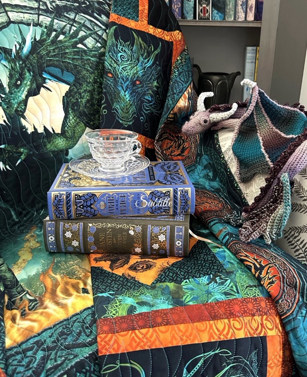 VGDesigns's tweet image. Some quilts feel alive... like they’re breathing the story they hold. This one feels like strength itself stitched into fabric. 🐉🔥

This one-of-a-kind quilt is available and ready to find its forever home. 🧵✨

victoriagleasuredesigns.com