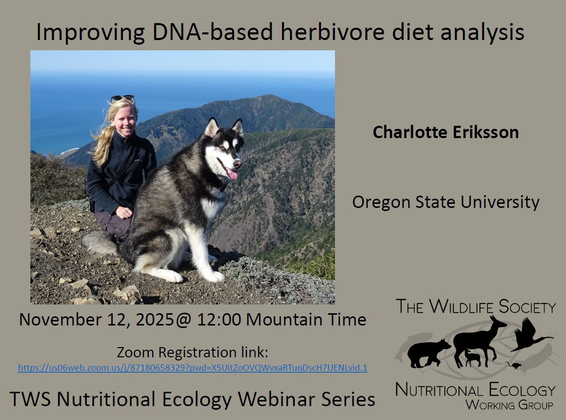 Nutritional Ecology Working Group (NEWG) tweet media