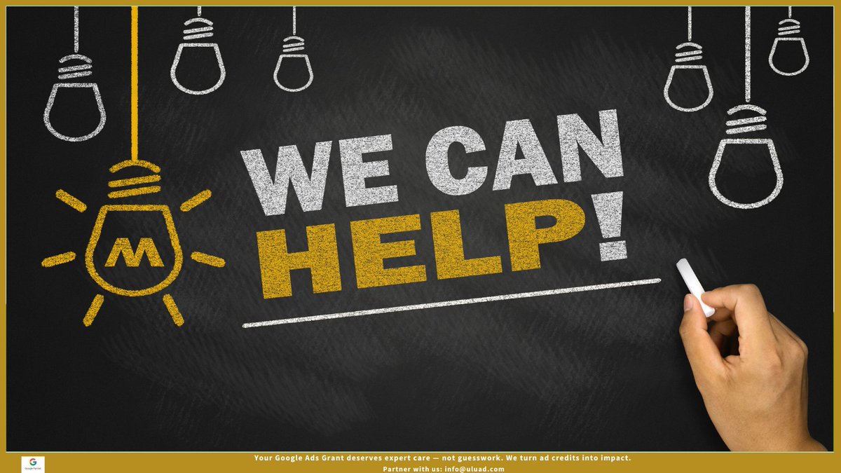 UluadM's tweet image. Your Google Ads Grant deserves expert care — not guesswork. We turn ad credits into impact.
Partner with us: info@uluad.com
#GoogleAdsGrant
#ExpertHelp
#nonprofit