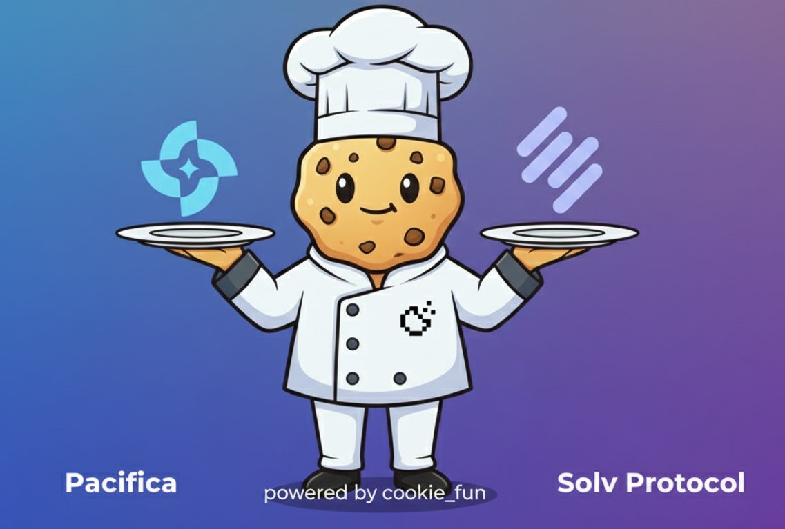 Joshua613765311's tweet photo. When your bags are split between:

📈 @pacifica_fi — chasing that next perp move

💰 @SolvProtocol — stacking BTC yield in peace

Different paths, same goal: onchain domination 🍪
Powered by @cookiedotfun

#DeFi #Pacifica #SolvProtocol https://t.co/xSSslHKKxI