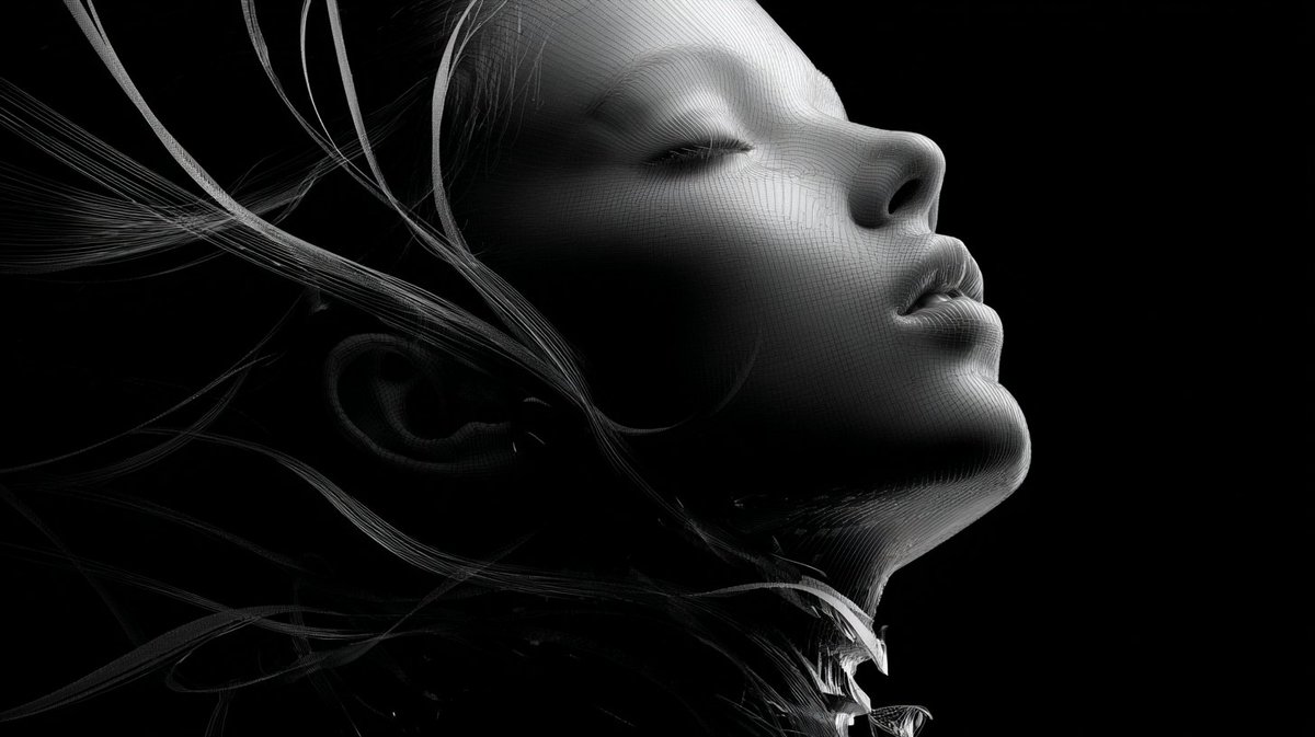 TechDesign00's tweet image. We built machines to imitate us — now they dream of becoming us.
✨
When art meets code, emotion becomes algorithm.
#AIArt #DigitalHuman #VisualPoetry #Futurism #CyberAesthetic #Transhuman #ConceptArt #NeuralDesign #ArtOfTomorrow #AIArtists #VisualRebirth #AbstractBeauty