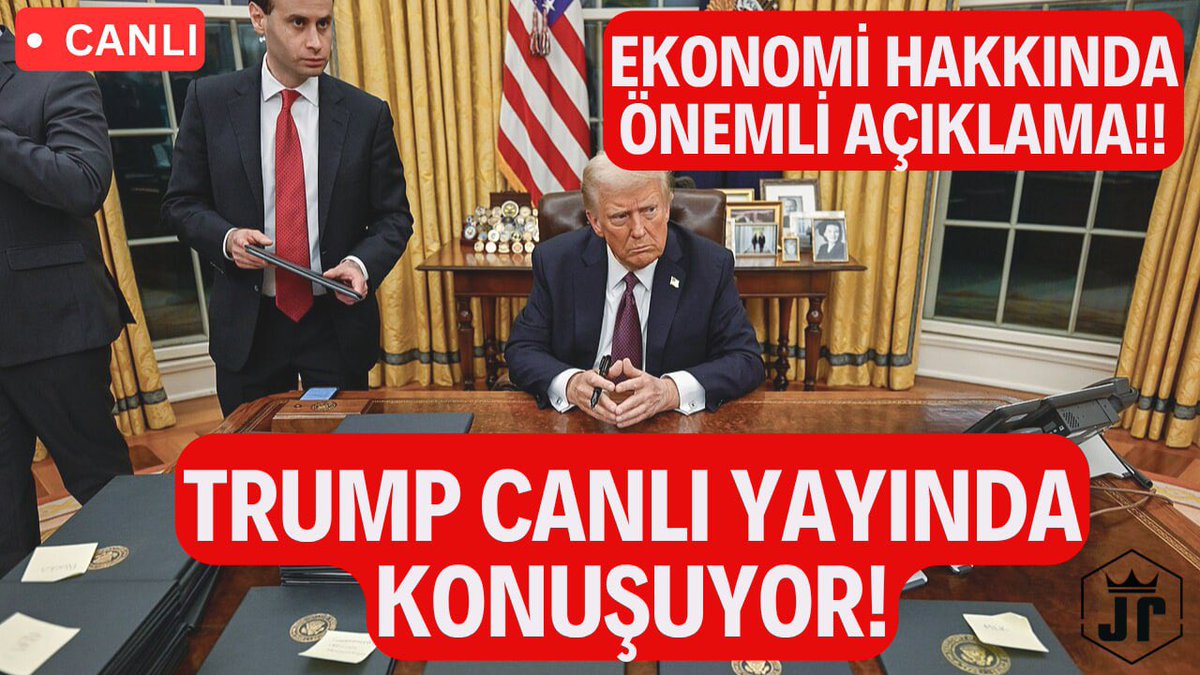 JrKripto_com's tweet image. YouTube ‘de ACİL CANLI YAYIN Başladı!

DONALD TRUMP CANLI YAYINDA KONUŞUYOR!!!

EKONOMİ HAKKINDA ÖNEMLİ AÇIKLAMALARDA BULUNACAK!!!

Canlı Yayın Linki👇👇👇

youtu.be/hsfh9hubiLg