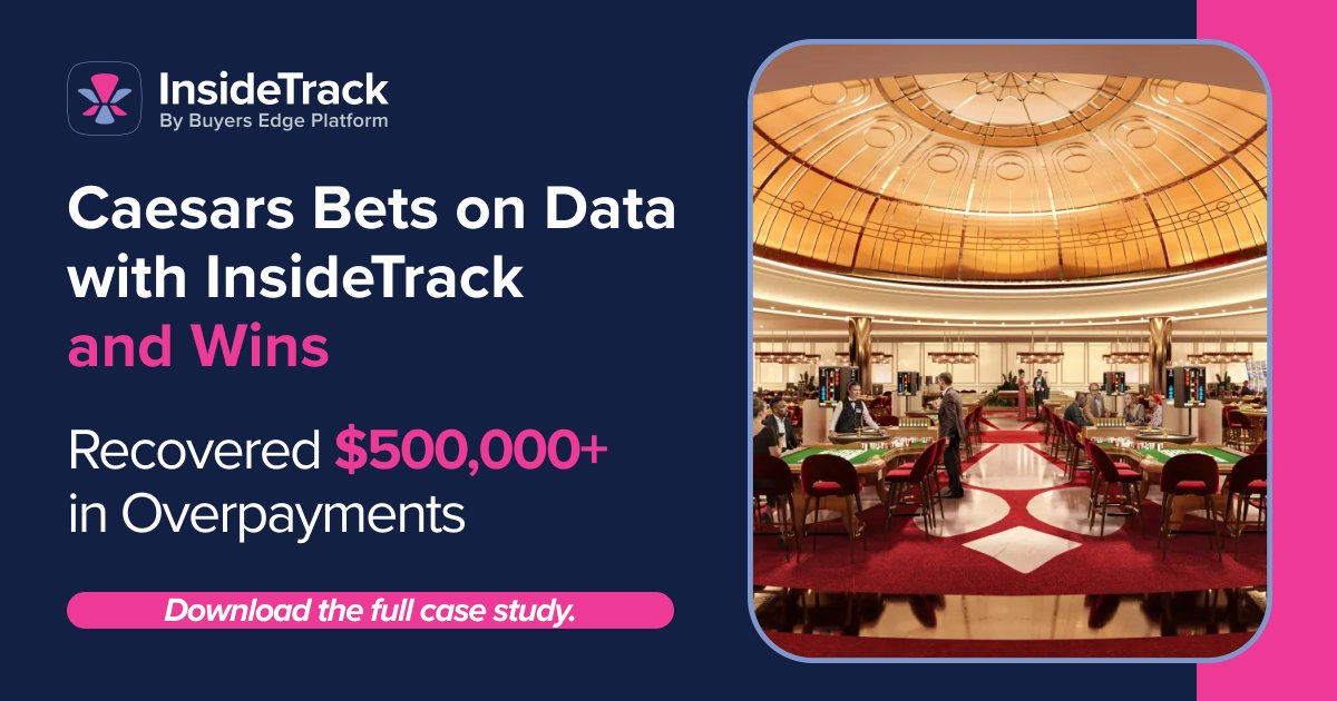 InsideTrackData's tweet image. Caesars Entertainment turned hours of manual reporting into real-time insights — and uncovered $500K+ in vendor overpayments along the way. See how @InsideTrackData made it happen 👉 insidetrackdata.com/case-studies/c…