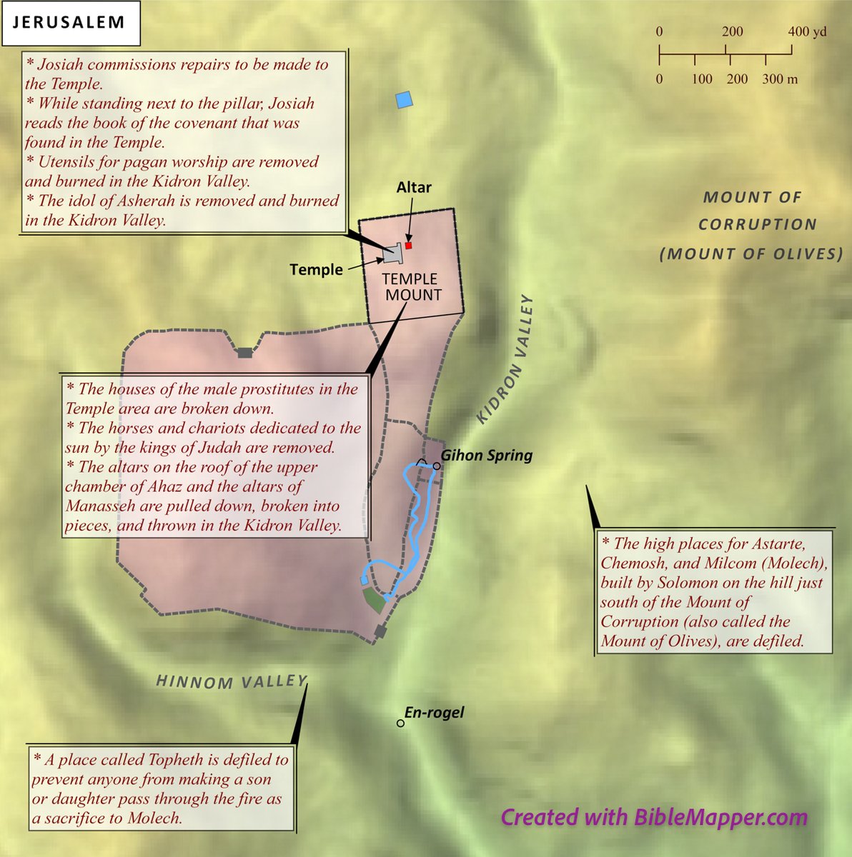 go2Carl's tweet image. David, over at BibleMapper.com, has posted 2, high-resolution maps, and commentary, of &quot;Josiah&apos;s Reform&quot; in biblical Judah and Israel =&amp;gt; biblemapper.com/blog/index.php…