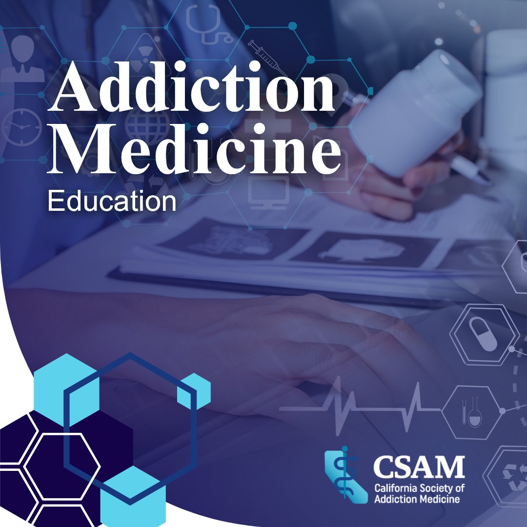 CSAM - California Society of Addiction Medicine tweet media