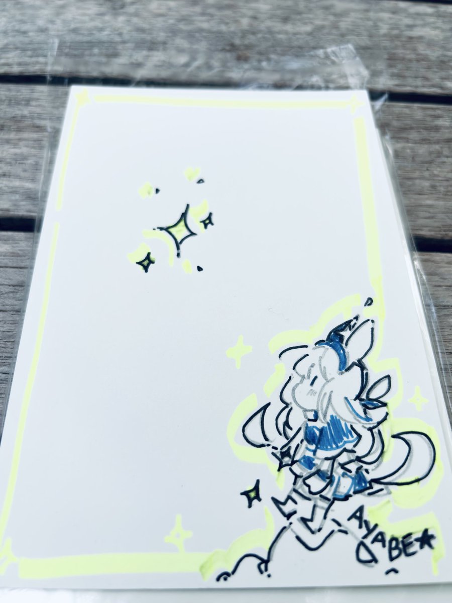 I drew a little Ayabe for a friend ✨🌟

アドマイヤベガ (Admire Vega)
#ウマ娘