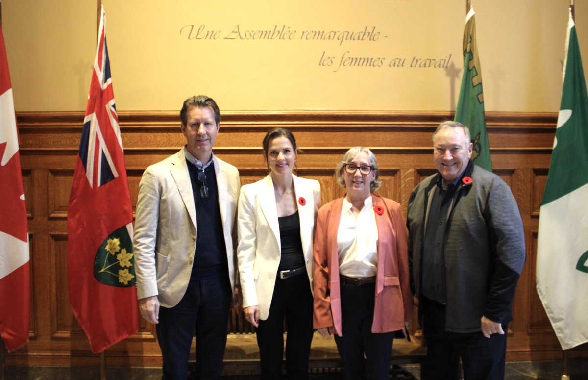 Andrea_Khanjin's tweet image. Grateful for today’s conversation with OSSGA.

Our government is working to reduce delays, align approvals, and safeguard communities and the environment — so the materials that build our future are available when projects need them.

#CuttingRedTape #ProtectOntario #ONpoli