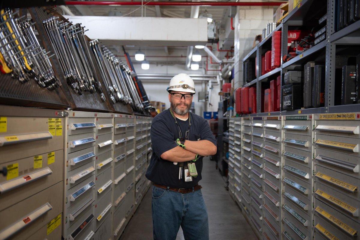 Fun Fact: Every nuclear power plant in the U.S. keeps fully stocked tool rooms on site – equipped with everything needed to keep operations running safely and efficiently.

From precision instruments to heavy-duty equipment, it’s like a library for our mechanics. 🔧