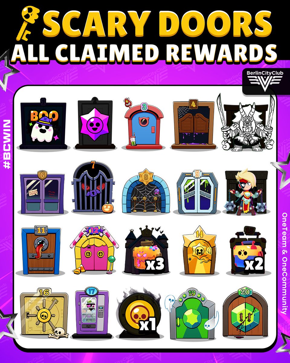 It's the Final Day for Scary Doors. Which door are you voting for? 🤔
#ScaryDoors #BrawlStars