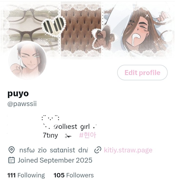 pawssii's tweet photo. ㅤ
      don't  forget  mi  please  bbs  !! 
      cleaned  my  profile  a  bit ,  i  will
      revamp  my  intro  soon   ‹3
ㅤ https://t.co/MqcT0Unjnq