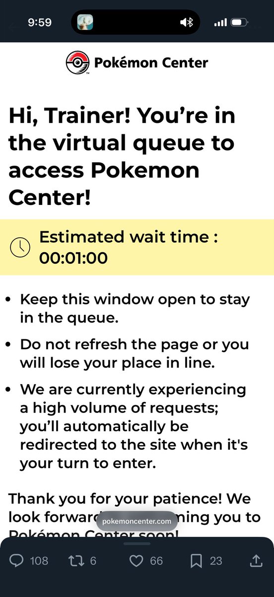 kingof_somber's tweet photo. @PokemonDealsTCG Went from this….to this. No vpn, no private relay, just iPhone https://t.co/mYNgHq5WY7