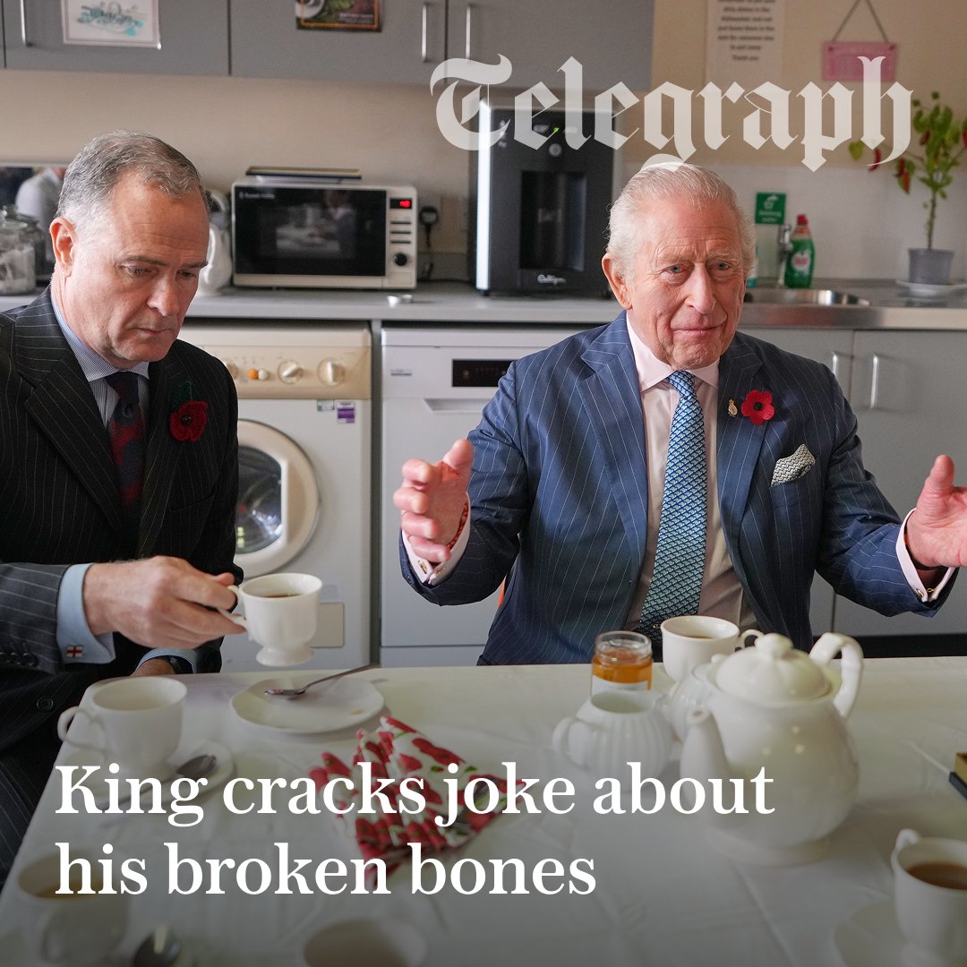 🗣️ The King has joked with veterans about the “endless plates and screws” in his arm.

Read more ⬇️
telegraph.co.uk/royal-family/2…