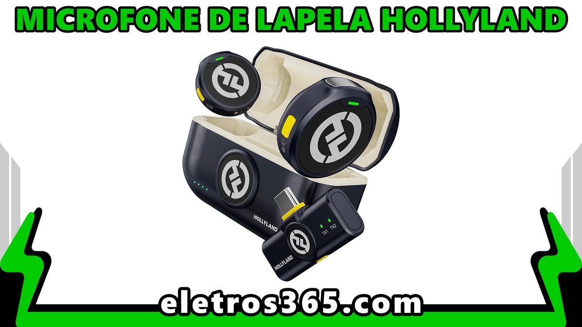 eletronicos365's tweet image. 00094 Microfone de Lapela Hollyland Lark M2 Sem Fio: Marca Holly View, Conectividade compatível com Android, IPhone 15, Cancelamento de Ruído Inteligente, Transmissão Sem Fio de 300M, 30H Duração de Bateria... eletros365.com | #Eletrônico #Hollyland #Microfone