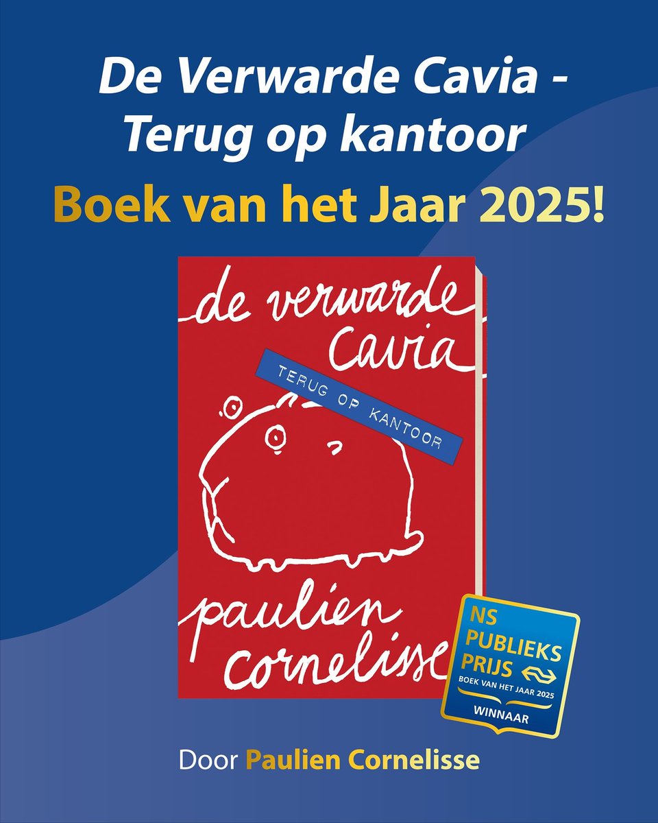 DebbieSchigt's tweet image. Gefeliciteerd aan Paulien Cornelisse ! !  🎉🎉

#Gefeliciteerd  #PaulienCornelisse : )  
#NSPublieksprijs 🎉🎉