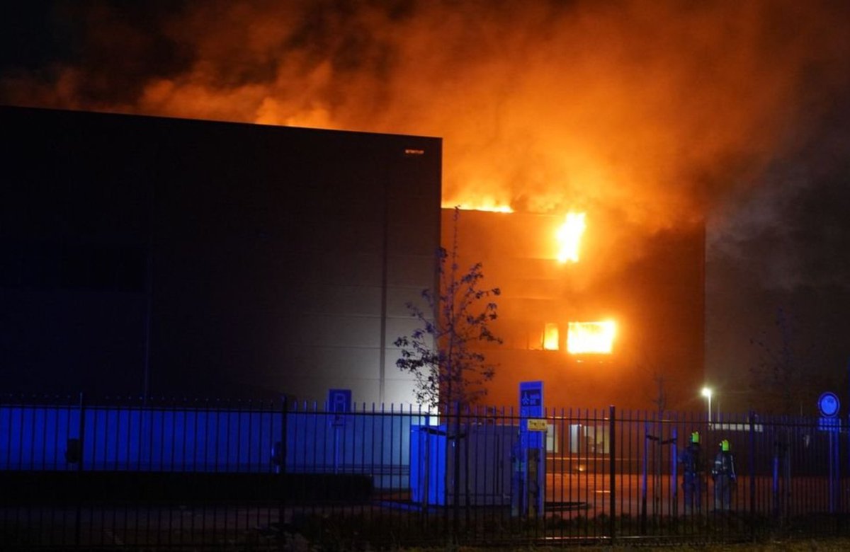 Uitslaande brand in Wanssum