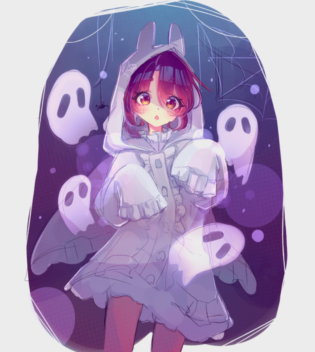 misbegotten halloween sketch i forgot to finish 〒▽〒 boo!

#nobledoodle