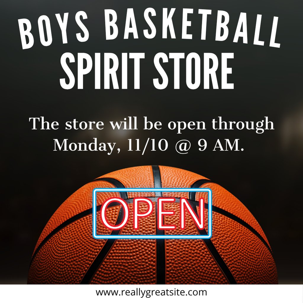 The boys basketball spirit store is open! Use the link below to access. The store will close on Monday, 11/10 @ 9 AM. 

stores.inksoft.com/blmsbobcats202…