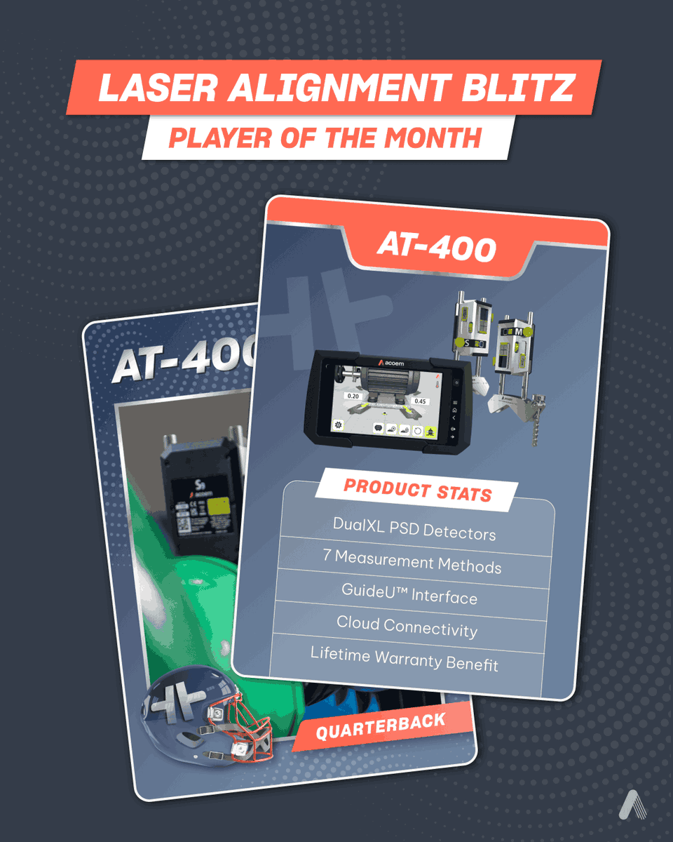 AcoemUSA's tweet image. It’s mid-season! No time for weak plays. Strengthen your reliability lineup and trade in for tools that deliver.

Don’t let downtime make the final play, score your trade-in: acoem.us/sideline-savin…

#tradein #shaftalignment #conditionmonitoring #acousticimager #acoemusa