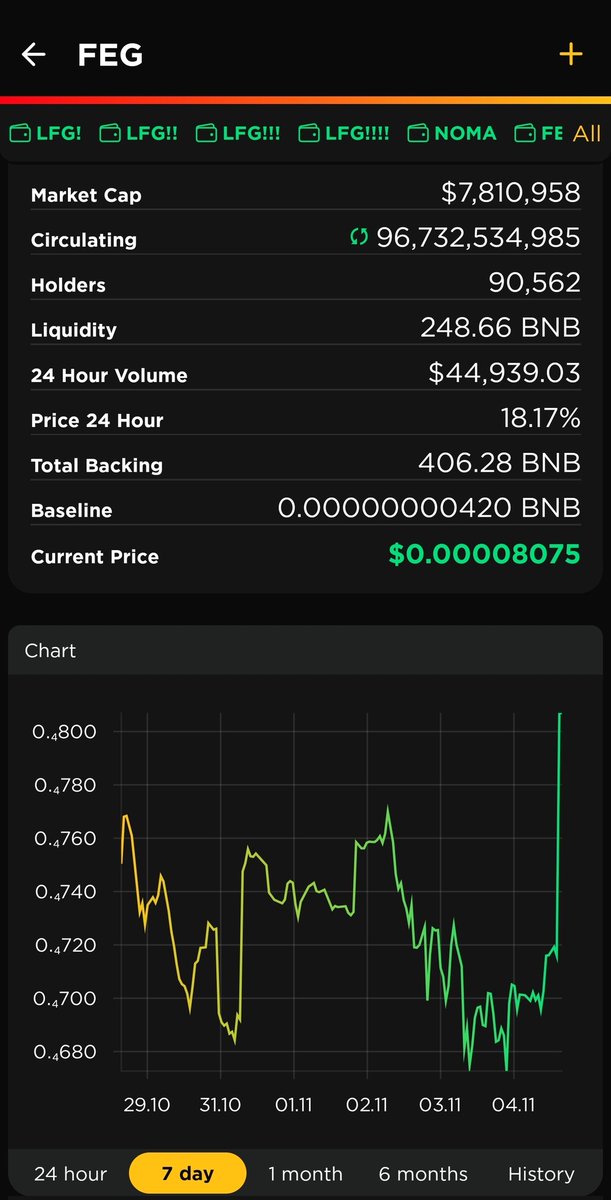 $FEG Gorilla Aped in hard today with 20+ $BNB!