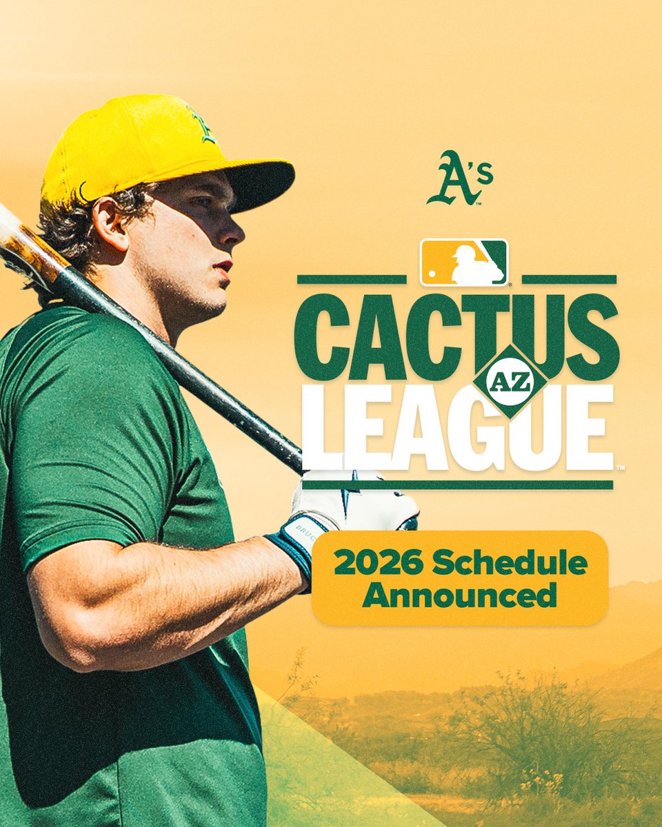 Athletics's tweet photo. Spring loading... 🌵

Visit https://t.co/DGPS0KQ1Pv for more information! https://t.co/fSPvsQR4iz