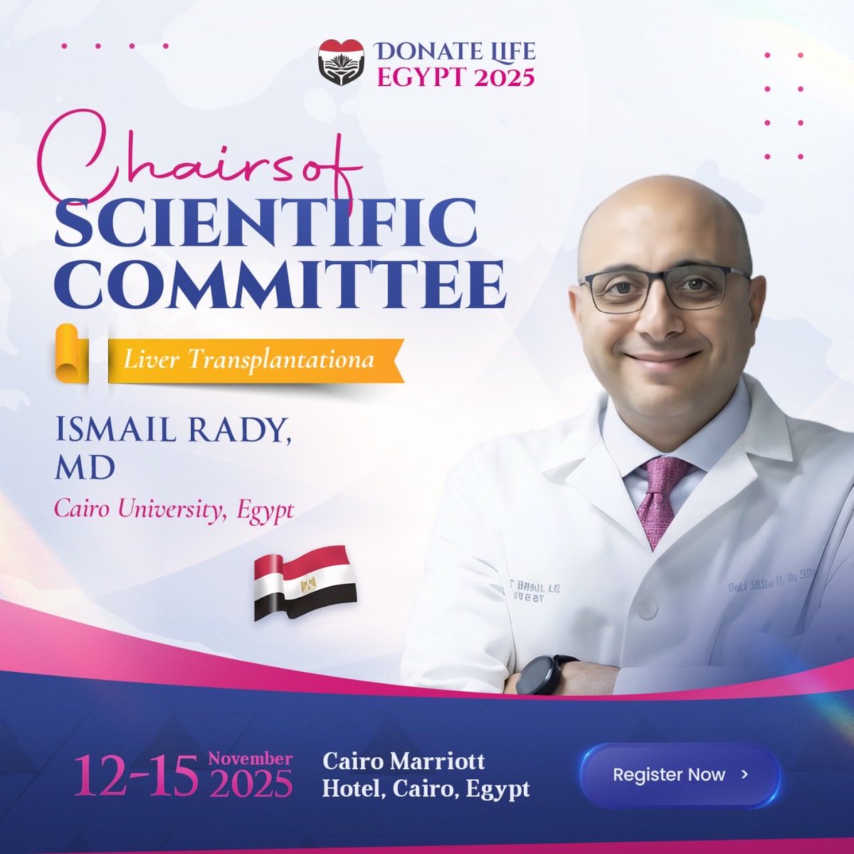 DonateLifeEG's tweet photo. 𝐑𝐞𝐠𝐢𝐬𝐭𝐞𝐫 𝐍𝐨𝐰:
https://t.co/sJle6ap23S
#DLE2025 
#DonateLifeEgypt
#CairoCharter https://t.co/qghx6MaIst