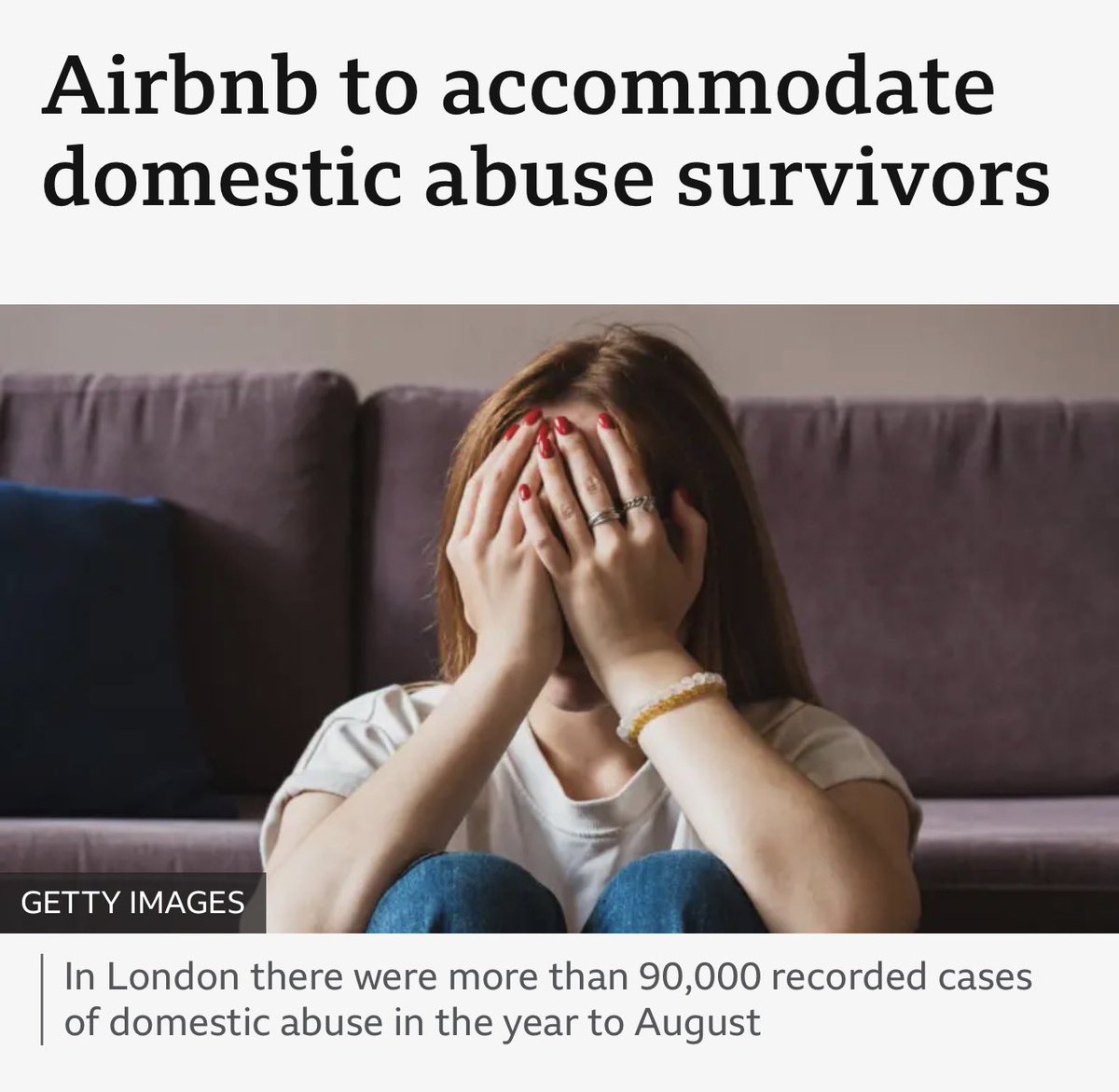 David_Challen's tweet photo. Pleased to see @womensaid is partnering with @Airbnb and City Hall to provide free short-term stays for up to 60 domestic abuse survivors and their children in London. Survivors will also receive legal, advocacy and practical support through the scheme.
➡️ https://t.co/3hWCswHaBm https://t.co/l0x4HNUz9S