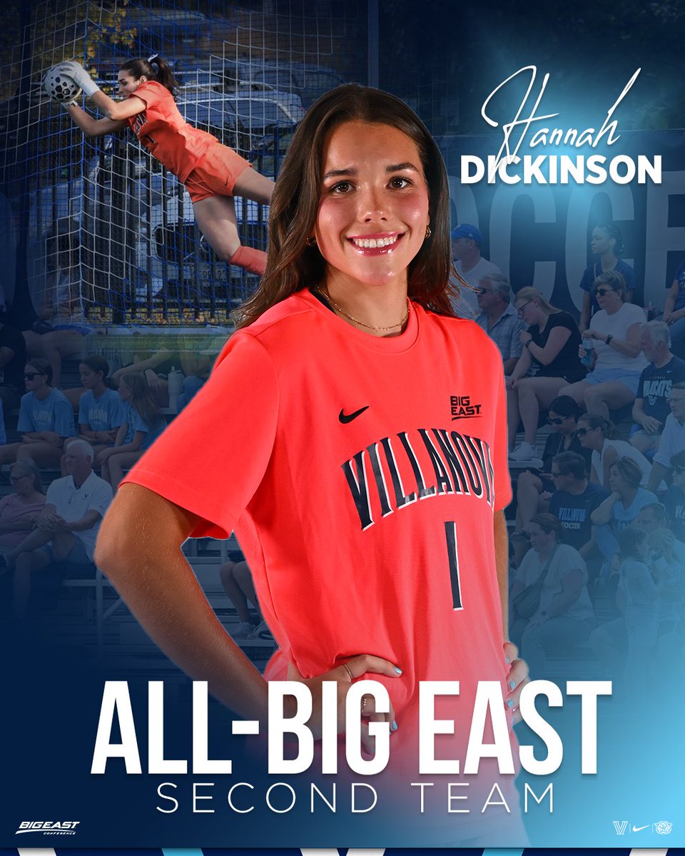 𝐀𝐥𝐥-𝐁𝐈𝐆 𝐄𝐀𝐒𝐓 𝐒𝐞𝐜𝐨𝐧𝐝 𝐓𝐞𝐚𝐦

Back-to-back years on the second team for <a href="/h_dickinson_5/">Hannah Dickinson</a>! #GoNova