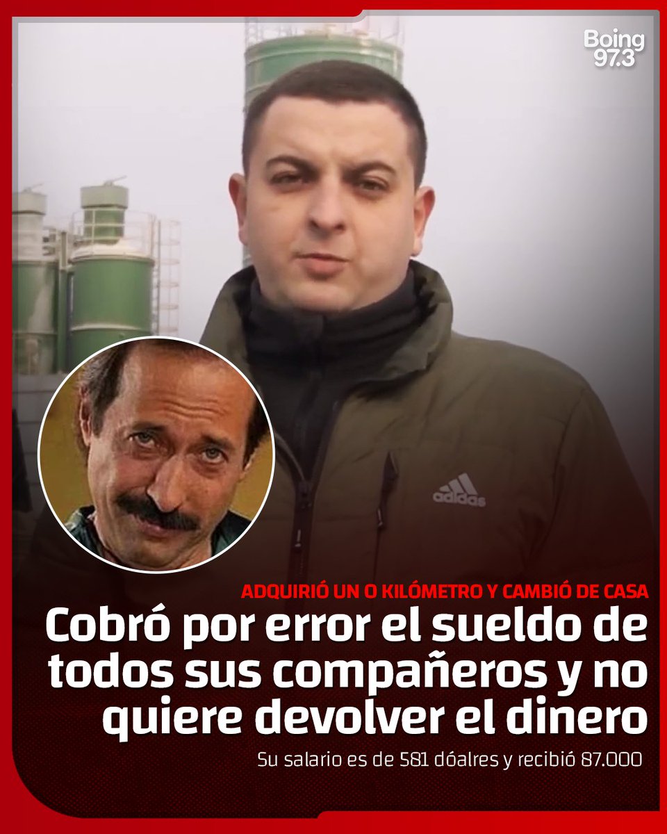 💸 Un trabajador de una fábrica en Khanty-Mansiysk, Rusia, está siendo demandado por su empresa tras negarse a devolver más de 7 millones de rublos (unos 87.000 dólares) que le fueron transferidos por error debido a un fallo de software.

🤯 El operario, identificado como