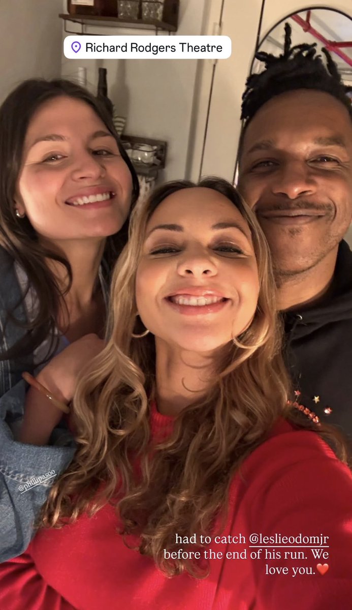 archivepippa's tweet image. phillipa with jasmine cephas jones and leslie odom jr last night ♥️