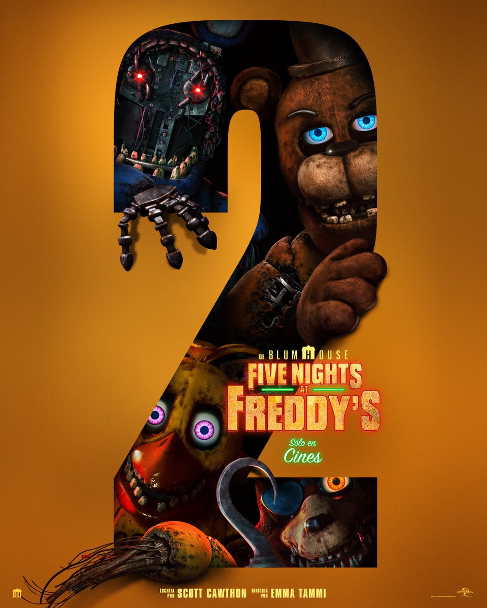 Son más que piezas de repuesto. Five Nights at Freddy’s 2, el 4 de diciembre, sólo en cines. #FNAF2Película