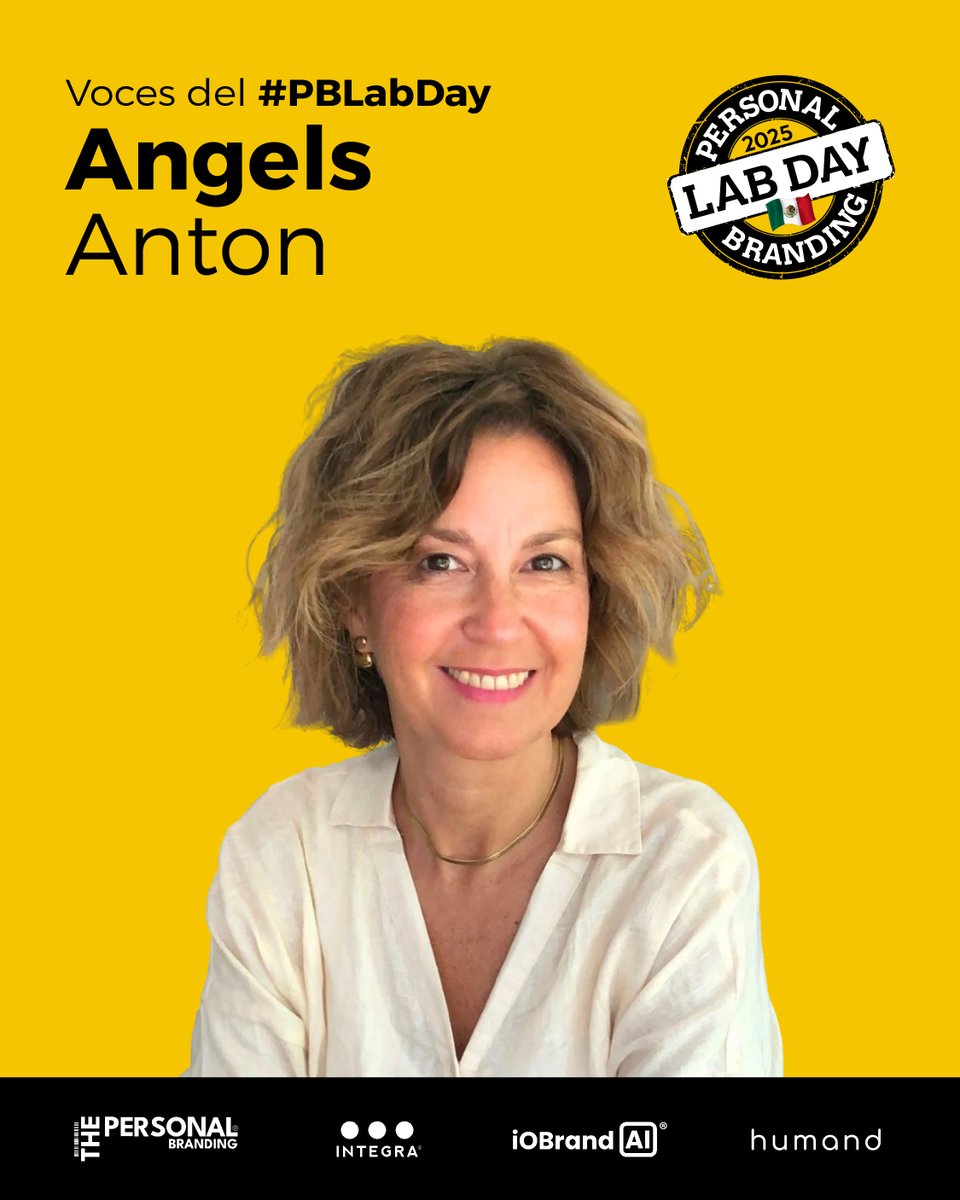 🎙️ “La autenticidad no es un punto de llegada, es un trabajo diario.”
<a href="/angels_anton/">Àngels Antón Brandts</a>  comparte: ser auténtico no es hacerlo perfecto, sino atreverse a no fingir.

#VocesdelPersonalBranding en #PBLabDay2025. 
Disponible en  🟣Humand👇🏻 &amp;🔜 🔴YouTube tally.so/r/mekeGk