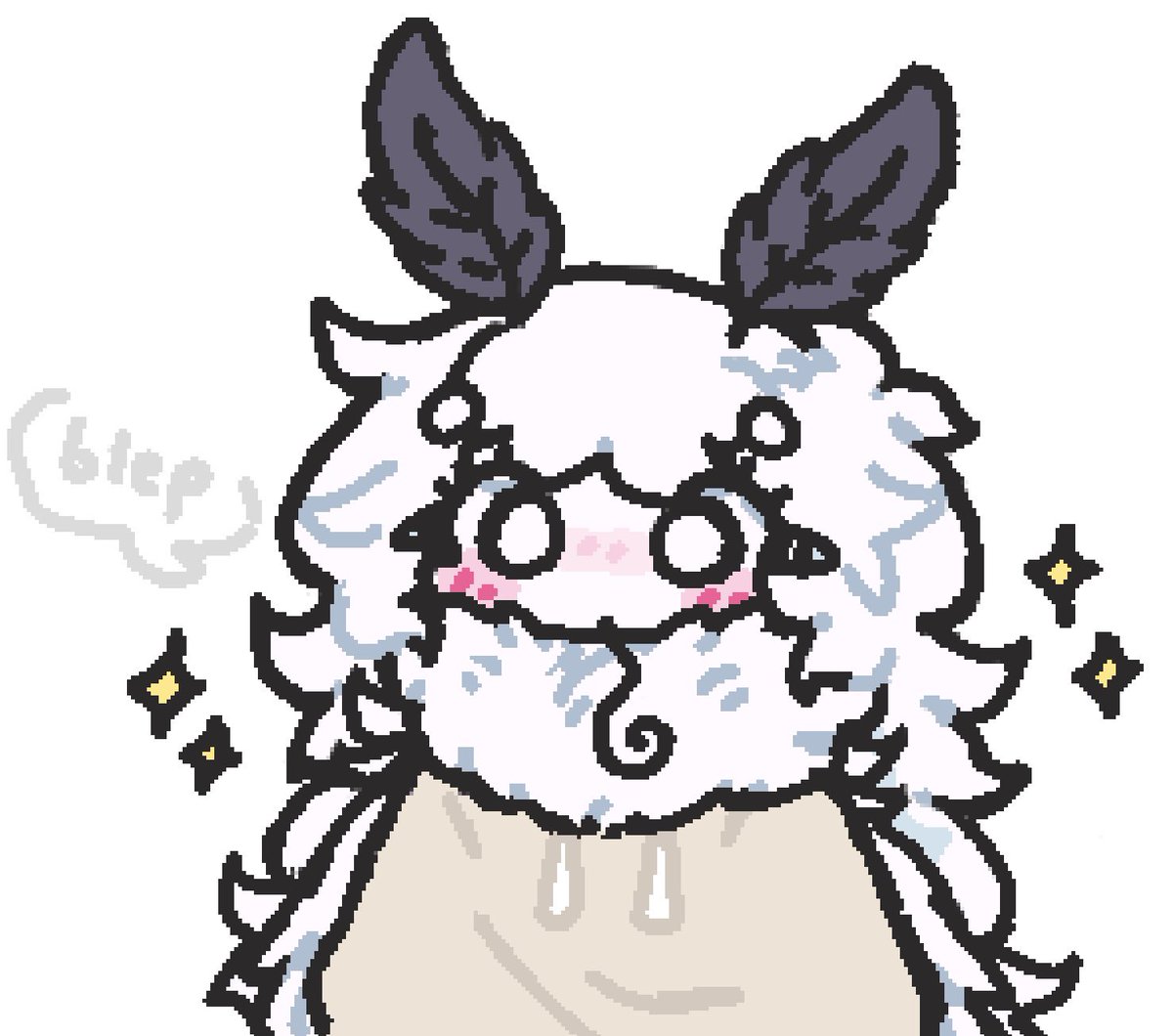 I know lilac doesn’t have a fluffy neck/chest like the other moth ocs do but, what if she did ?