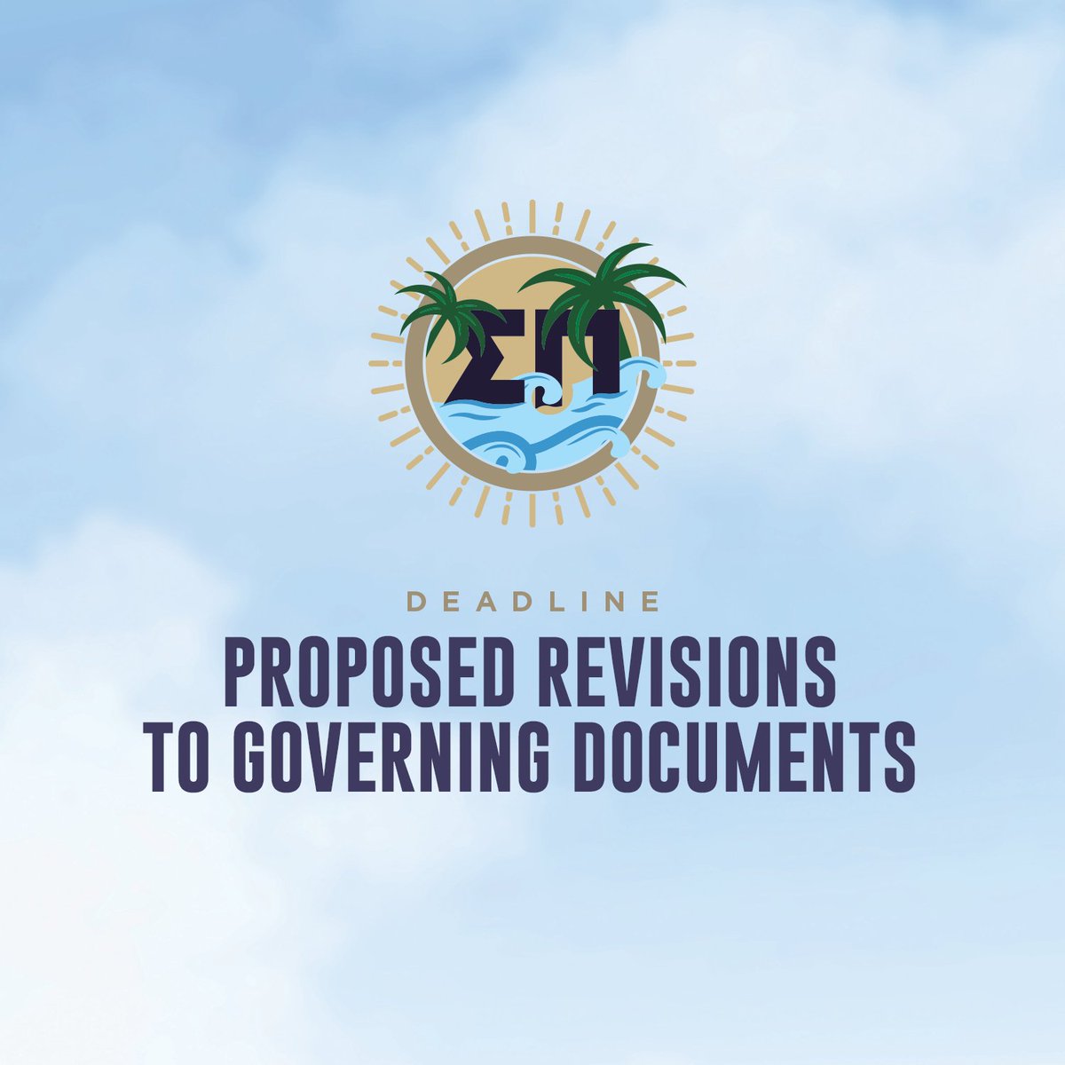 SigmaPi's tweet image. December 31 is the deadline for Chapters, Alumni Clubs, Grand Officers, and Past Grand Officers to submit any proposed revisions to the Fraternity&apos;s Constitution and Bylaws. Revisions must be submitted to both ryanpost1897@gmail.com and grandfourth@sigmapi.org.