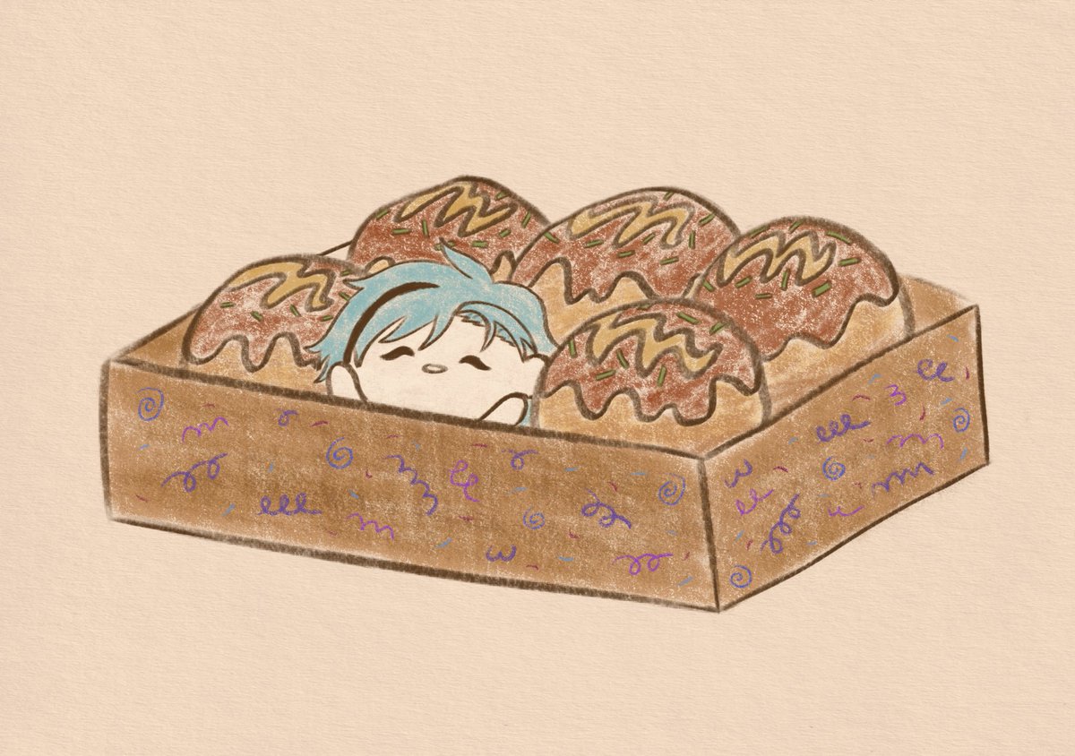twst_Dino's tweet photo. It's the birthday of the eels! I wish I was able to draw a #tsumaday for them both, but for now it's Floyd!
I think FloydTsum is the type of Tsum that would turn himself small when he has a yummy snack, so he can munch on it even more.
#γγγ€γγ»γͺγΌγθͺηη₯2025 https://t.co/T1IfKML19P