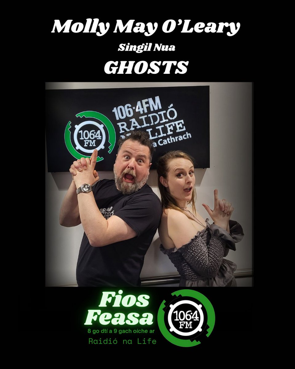 Anocht ar #FiosFeasa !! Beidh Molly May O'Leary sa stiúideo chun píosa cainte AGUS píosa ceoil a dhéanamh linn! Inseoidh Claire Marie Dunn dúinn faoin leabhar nua do pháistí aici AGUS réamh-éisteacht le singil nua Sexy Tadhg!! <a href="/mollymay/">Miss Molly May</a> <a href="/RustyDonn/">Rossa O Sioradain</a>
