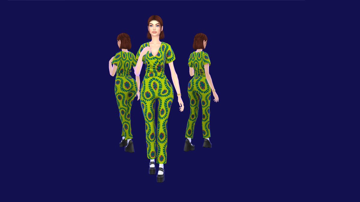 cyruffian's tweet photo. ...not feeling the patterns for this at all. I don't see myself using this outfit much, if at all

 #Sims4 #ShowUsYourSims https://t.co/gIwtntKvIk