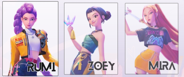 Ruby Demon Hunters Characters from KPop Demon Hunters
