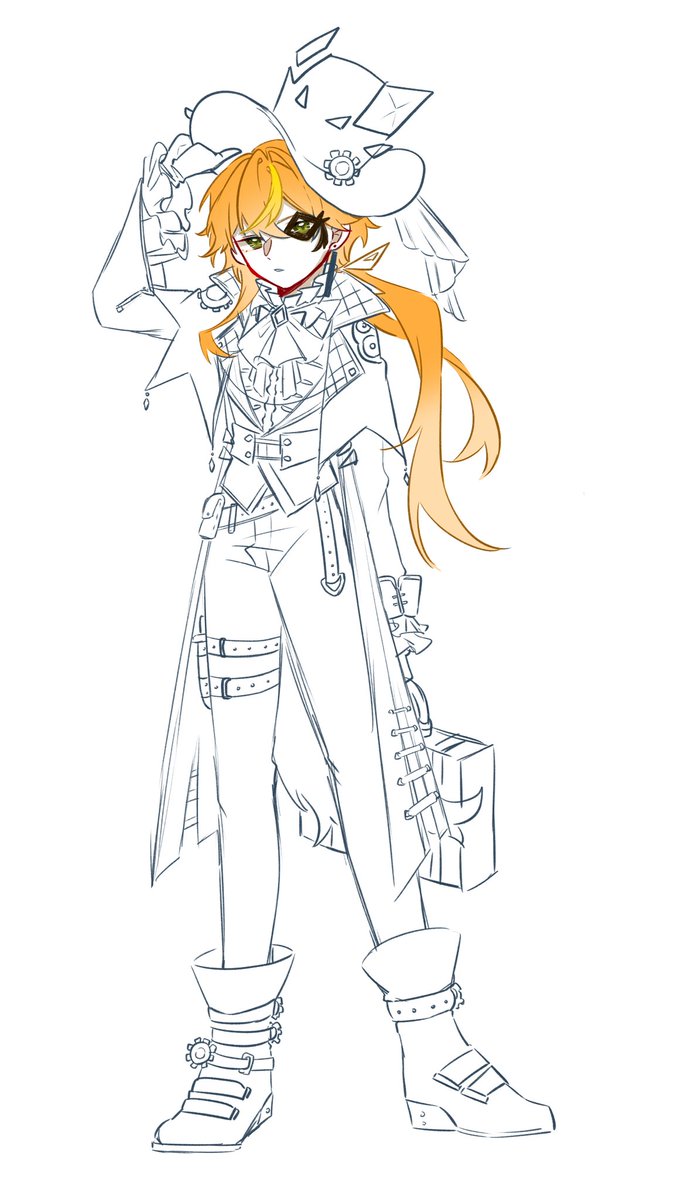 SheezerC's tweet photo. 好きなキャラクター限定衣装を描きました！怪盗と探偵、好きになってほしい！
#prsk_FA https://t.co/RTtR8Yt9R1