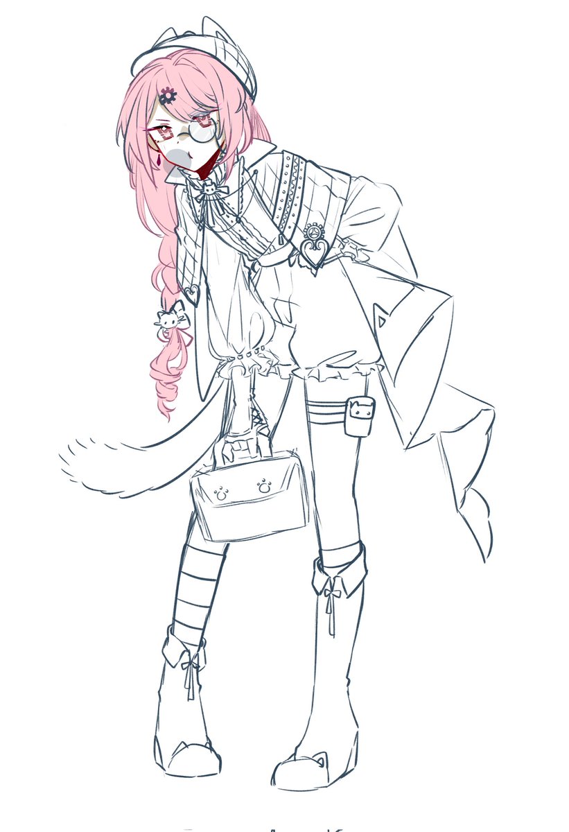 SheezerC's tweet photo. 好きなキャラクター限定衣装を描きました！怪盗と探偵、好きになってほしい！
#prsk_FA https://t.co/RTtR8Yt9R1