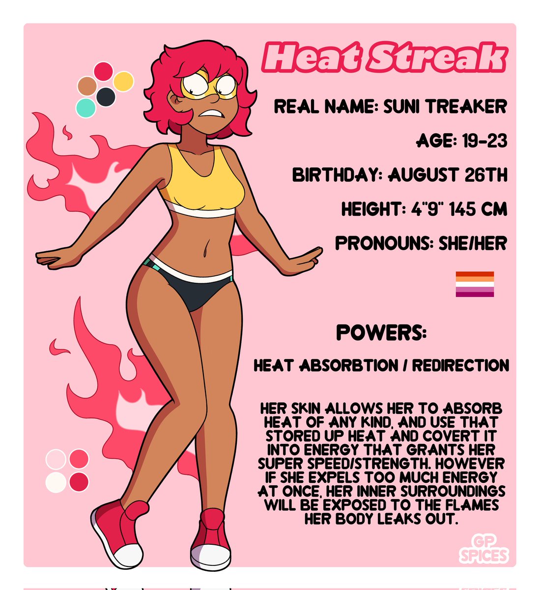 (OC) Heat Streak Bio Sheet
