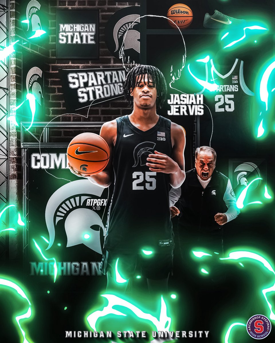 step_basketball's tweet image. Congratulations to Senior Guard, Jasiah Jervis @Jasiah_Jervis who has verbally committed to Michigan State University of the Big Ten! Jasiah becomes the 38th student athlete since 2015 to commit to go on and play at the next level!
Edit: @rtpgfx 
#Stepinac #CHSAA #NY…